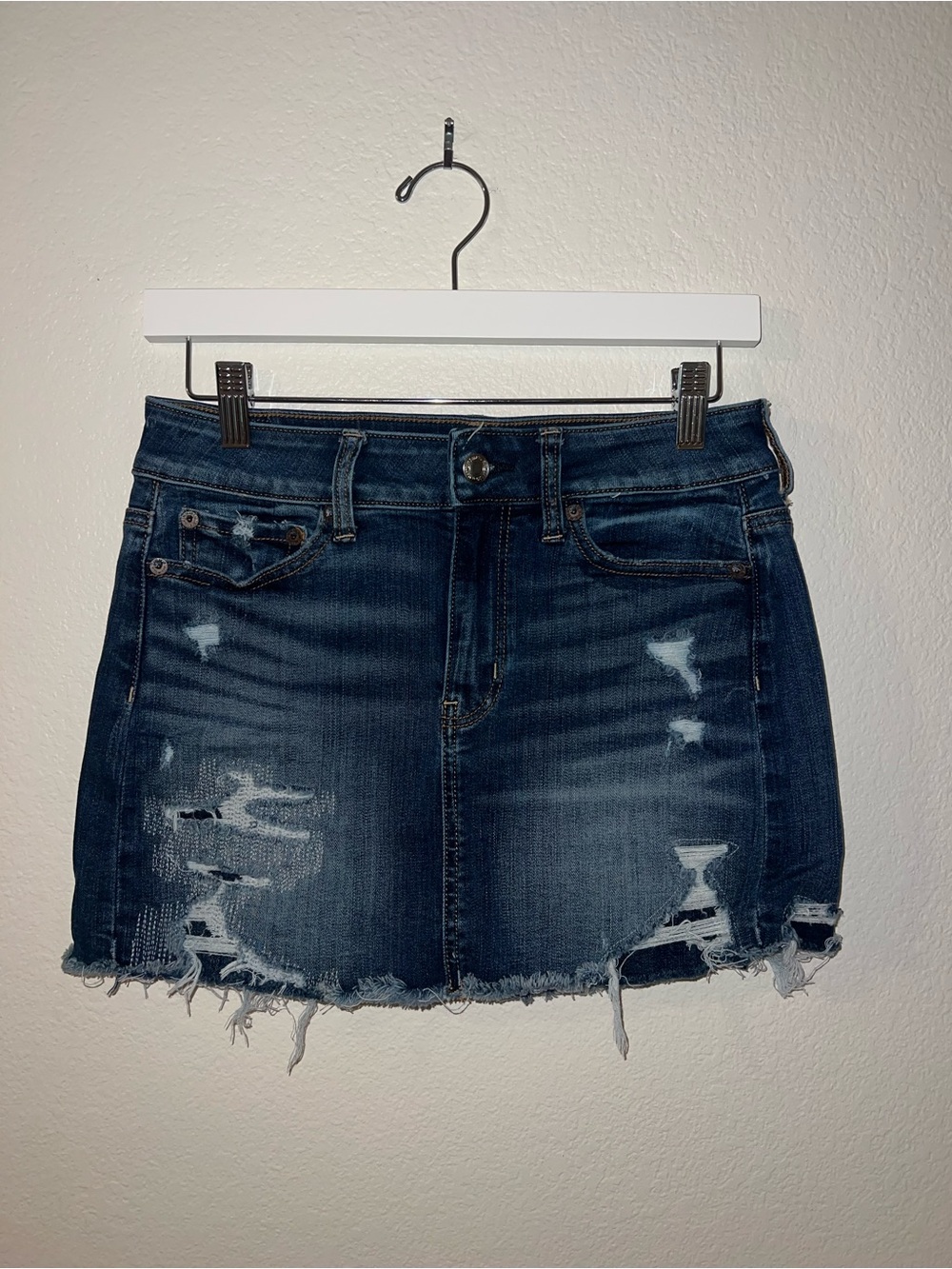 American Eagle Denim Mini Skirt